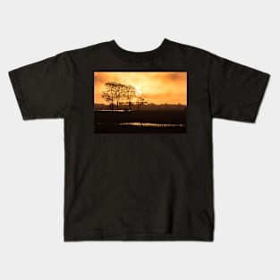 Warm calm sunset Kids T-Shirt